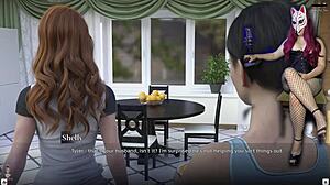 i'm riding that redhead wife's wet pussy in boundaries of morality 2 with big tits and stockings