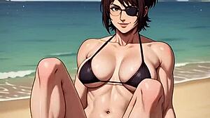 Hange Zoe Likes Sunbathing With Hairy Armpits