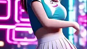 D.Va Flirts with Erotic Dance in Overwatch 3D