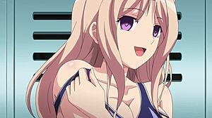 Big tits girl sucks monster cock in time stop hentai episode 2!