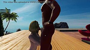 Blowjob Blondy Slut Devours Monster Cock