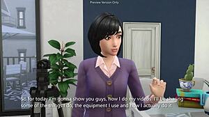 how my girlfriend films her steamy scenes in sims 4 animation