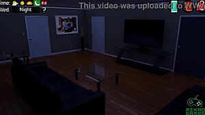 milf city wife caught footjobbing beside husband in bedroom??