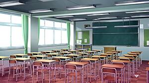 Chikage milf with big tits and ass takes monster cock facial in real hentai route 2.