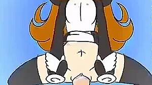 hentai mona teases with her hidden curves begging for secret touches