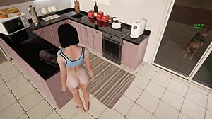 Silicon Lust v0.23 Gameplay Monday Gloryhole Blowjob Lesbian Dildo Bathing Orgy!