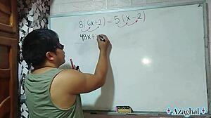 61 wild math sex equation with nerd student teacher in bedroom hentai