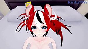 Nanashi Mumei And Hakos Baelz Intense Hololive VTuber POV Sex