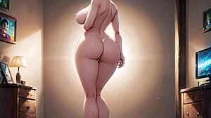 android 18's ia-generated curves beg for doggystyle and missionary pounding