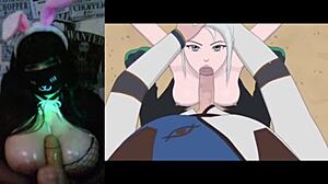 Wow Big Tits Goth Girl Watches Steamy Valorant Rule 34 Hentai Compilation!