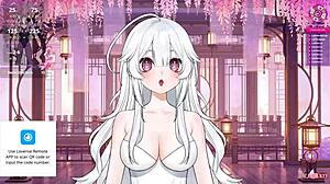 E-Girl Vtuber Model Squirts in Naughty Schoolgirl Maid Outfit