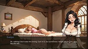 Maid Catches Farmer's Taboo Surprise Boner Hentai Game Ep 4