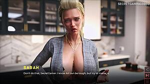 Stepmom Taunts Horny Stepson with Massive Boobs and Juicy Ass in Carbon's Synthetic 01 Game