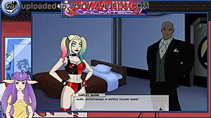 dc comics volcana explodes in orgasmic facial cumshot from villain