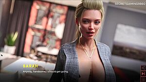 Stepmom Taunts Horny Stepson with Massive Boobs and Juicy Ass in Carbon's Synthetic 01 Game