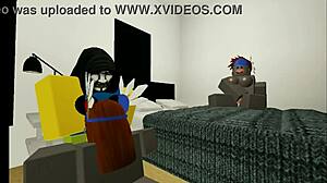 Blonde MouseyCherie Fucked Hard by Hacker Cum Inside Roblox