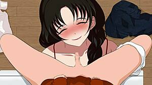 he spills cum as his big sister sucks him hungrily