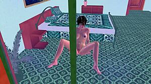 i love watching this beautiful tattooed babe get fingered deep in the ancient temple 3d animation