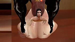 follando puta amiga big ass anal monster cock in imvu slut session