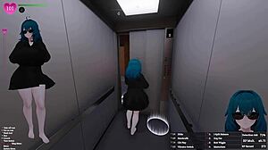 secret flasher manaka exposes femboy futanari tits in apartment mission uncensored