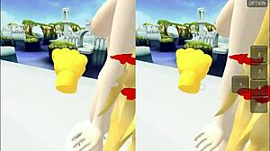 Yukari's Elf Pussy Ravaged by Dragon Monster in Fantasy VR Game