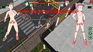 Future Female Guards Crave Men's Cocks in Suppanuki Hentai Game