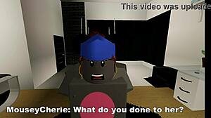 Blonde MouseyCherie Fucked Hard by Hacker Cum Inside Roblox