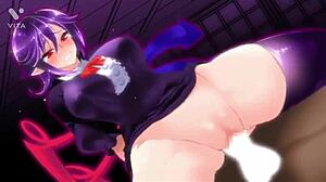 bad anime girl pounded so hard she squirms