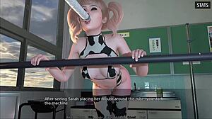 bbw redhead with small tits endures giant stuffing in gain trials 05