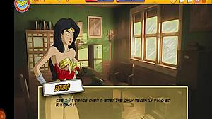 wonder woman parody: diana's ass wrecked in old city hentai?