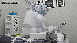 Fucked Cute Half-Sister's Tight Pussy Early Morning Roblox Explosion!