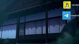 Hey, check out Nezuko deepthroating Zenitsu in this steamy Demon Slayer hentai!