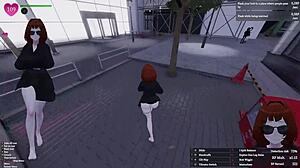 manaka flashes big tits futa downtown hey wanna see uncensored exhibitionism?