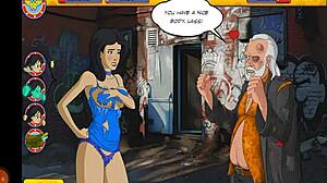 wonder woman parody: diana's ass wrecked in old city hentai?