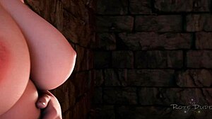 Mei’s outdoor latex bondage turns public with choking gags on fat cock in Overwatch corruption