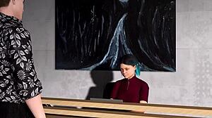 The wizard's ex-lover shouts hands off in Musik Luv Magick episode 2 hentai