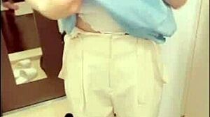 coming home to maria’s cute lingerie and pale body gets stripped fast for fun 😏 japanese amateur vibes