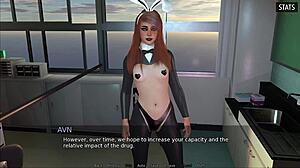 bbw redhead with small tits endures giant stuffing in gain trials 05