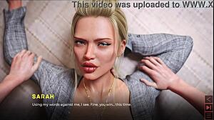 Stepmom Taunts Horny Stepson with Massive Boobs and Juicy Ass in Carbon's Synthetic 01 Game