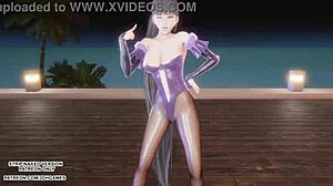 Mmd le sserafim smart eve kpop dance sexy costumes roleplay hentai uncensored 4k 60fps