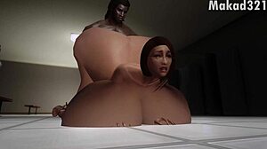 Mrs. Cockers havuzda büyük siyah yarrak alıyor 3D Skyrim.