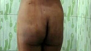 Homemade Wife Fucks Husband Amid Big Tits Bath Bouncing