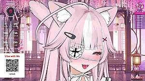 E-Girl Vtuber Model Squirts in Naughty Schoolgirl Maid Outfit