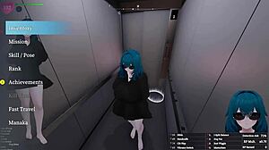 secret flasher manaka exposes femboy futanari tits in apartment mission uncensored