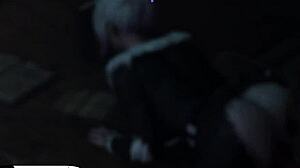 Sable ward big ass big tits pussy doggystyle monster cock rough moaning 3d hentai