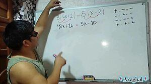 61 wild math sex equation with nerd student teacher in bedroom hentai