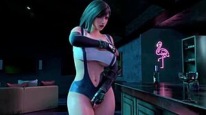 tifa's big tits lure barret's bbc deep into every tight hole for cum