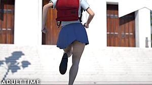 AdultTime Hot Teacher Fucks Horny Students Hardcore Hentai