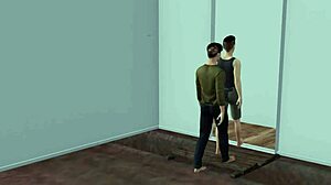 friend's hot curvy stepmom dominates with rough bathroom sex