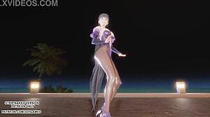 Mmd le sserafim smart eve kpop dance sexy costumes roleplay hentai uncensored 4k 60fps